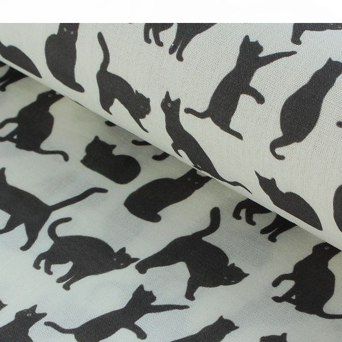Ткань лоскутная 48см*50см "Кошачья история",
