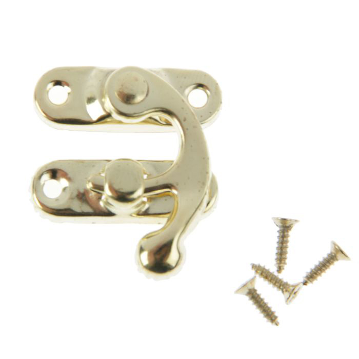 Замочек декоративный "Крючок", цвет золотой (606)