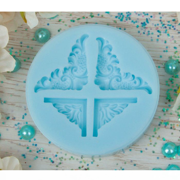 Молд (силиконовая форма) №596 "Узорные уголки"