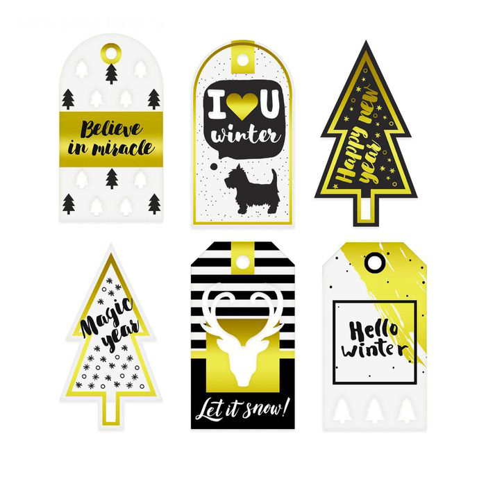Набор тегов (шильдиков) Артузор "New Year Miracle"