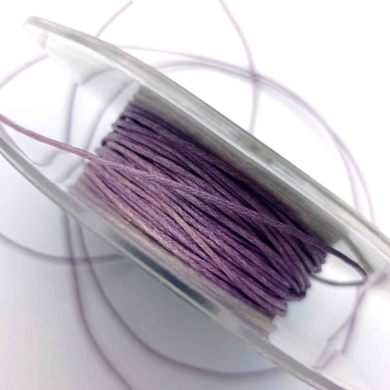 Вощённый шнур 1 мм Фиолетовый