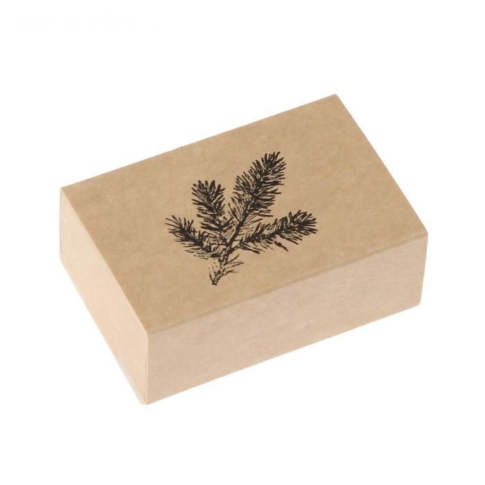 Штамп резиновый "Еловая ветка"