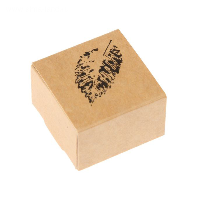 Штамп резиновый "Листочек"