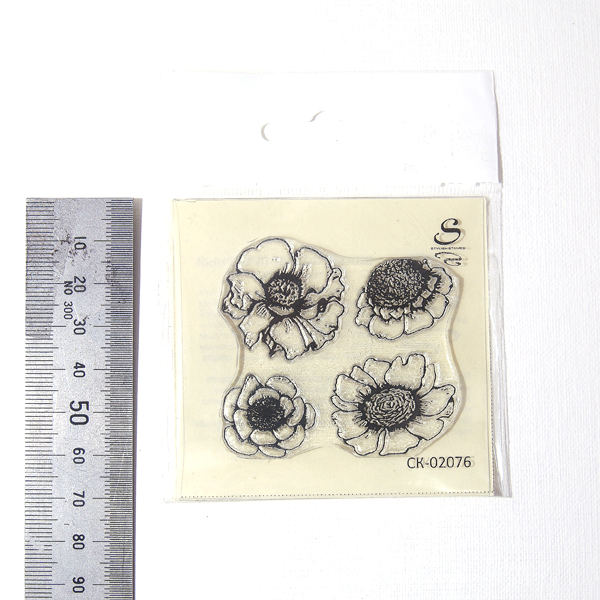 Штамп Stylish Stamps "4 цветка"