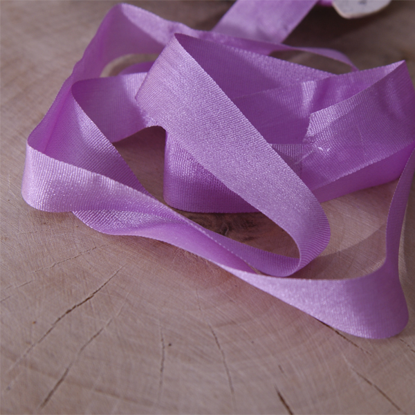 Лента шёлковая 13 мм. Цвет лиловая орхидея (113)