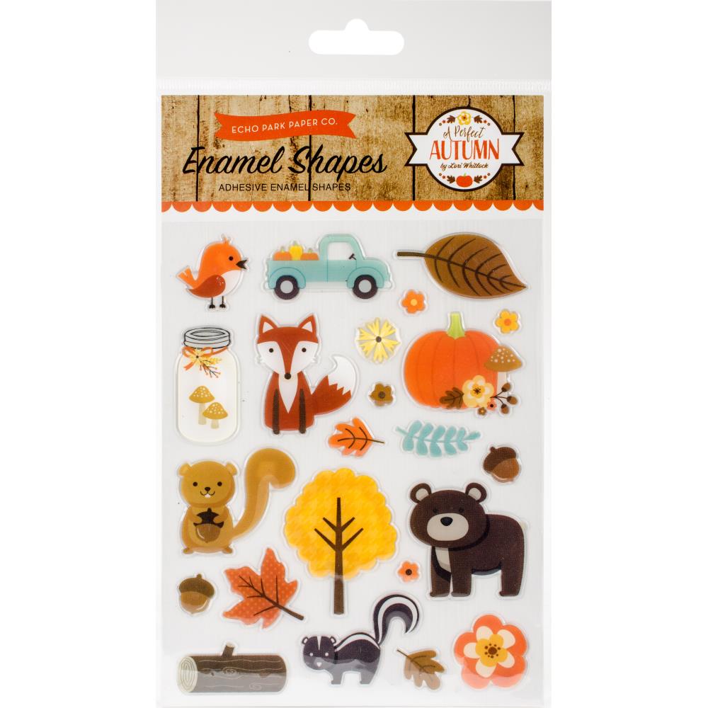 Наклейки эпоксидные Echo Park "A Perfect Autumn",