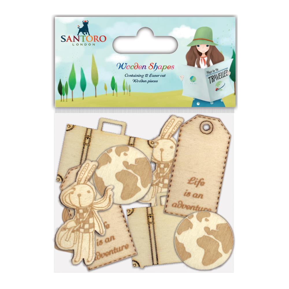 Деревянный декор Santoro "Kori Kumi II",Roadtrip