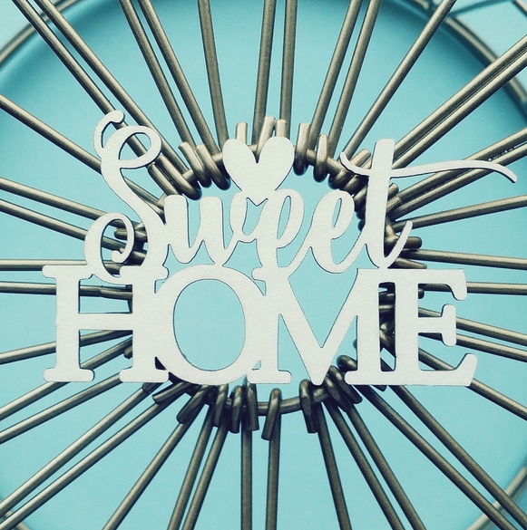 Чипборд WoodCraft "Sweet Home с сердечком"