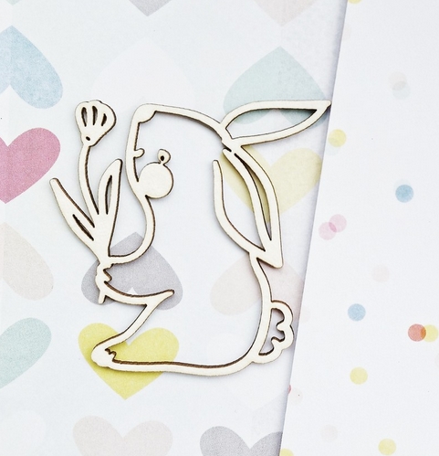 Чипборд WoodCraft "Кролик"