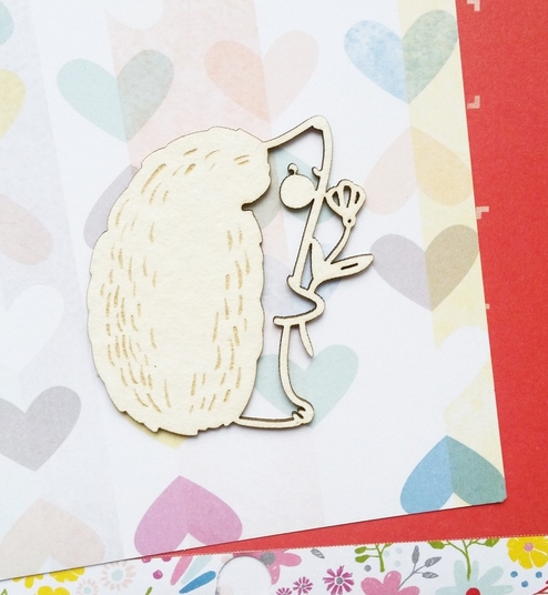 Чипборд WoodCraft "Ежик"