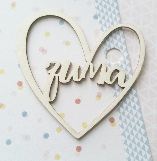 Чипборд WoodCraft "Зима в сердце"