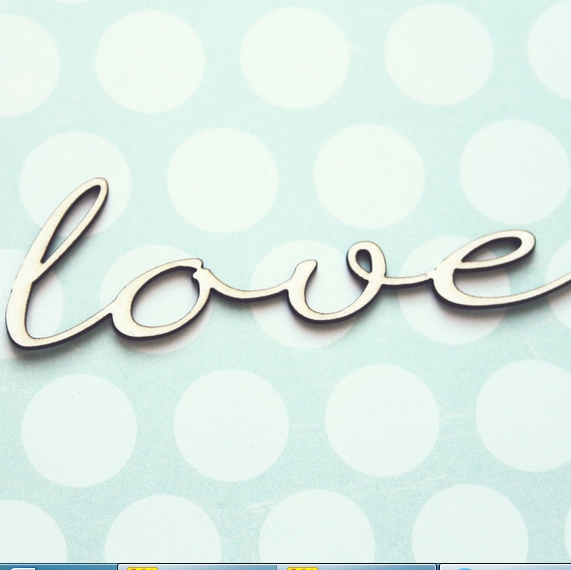 Чипборд WoodCraft "Love-1"