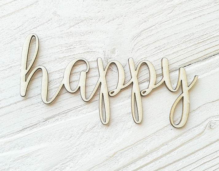 Чипборд WoodCraft "Happy-1"