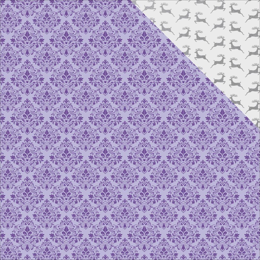 Двусторонняя бумага Kaisercraft "Christmas Jewel" Prancing (Kaiser508)