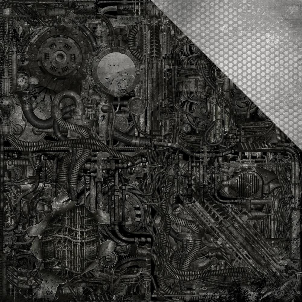 Двусторонняя бумага Kaisercraft "Factory 42" Machine (Kaiser517)