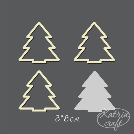 Чипборд "Шейкер Елка"