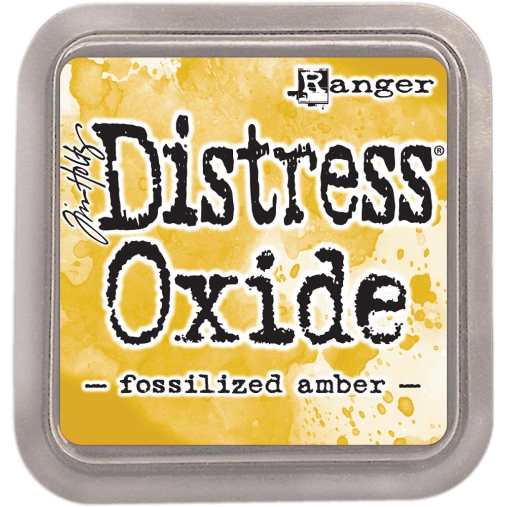 Оксидная подушечка Ranger Distress Oxides, цвет янтарь (Fossilized Amber)