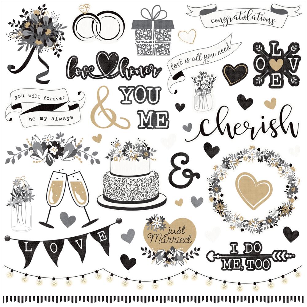 Картонные наклейки Photo Play "We Do", 30 х 30 см