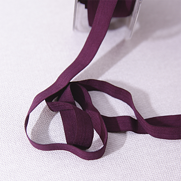 Резинка для блокнота 12 мм, цвет сливовый