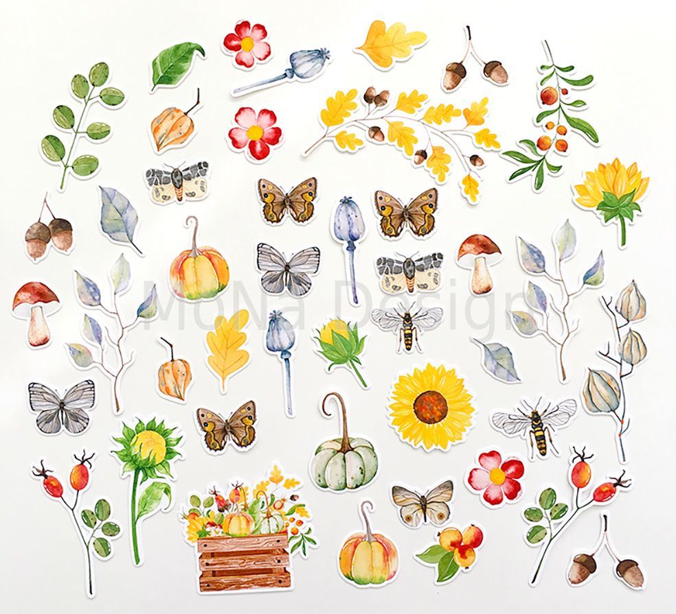 Набор картонной вырубки MONAdesign "Осенняя история"