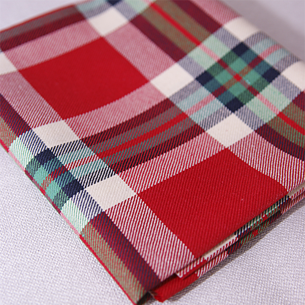 Ткань лоскутная 50 х 55 см "Рождественская клетка"