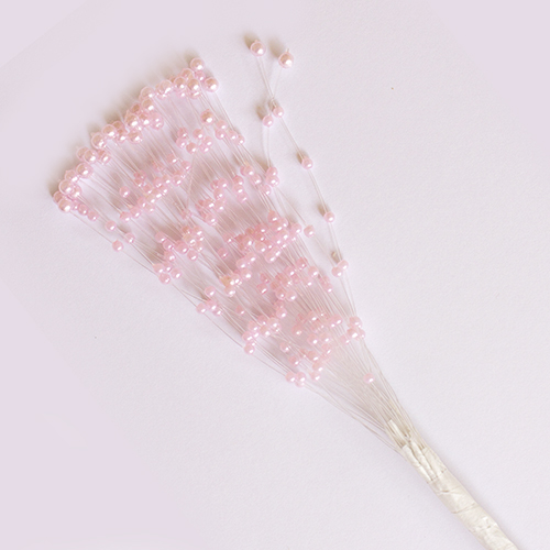 Побеги с жемчужинками Scrapberrys, цвет розовый