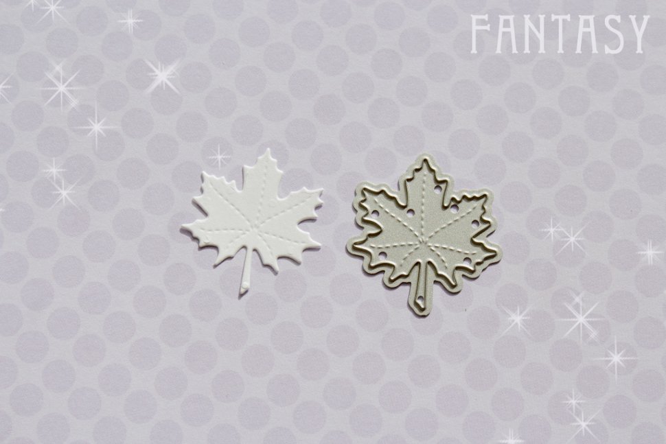 Нож для вырубки Fantasy "Листик клена 1"