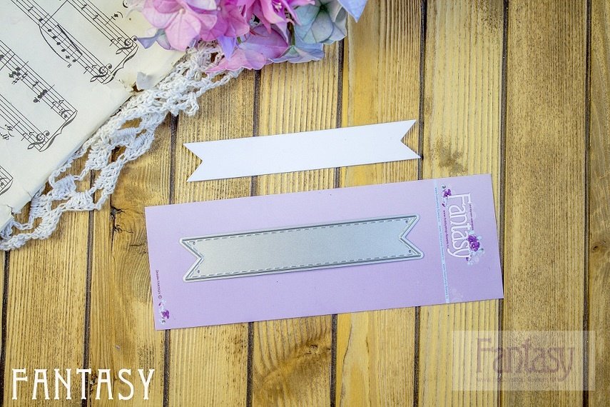 Ножи для вырубки Fantasy "пустой средний флажок"