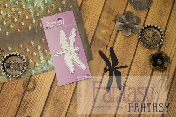 Ножи для вырубки Fantasy стимпанк "Стрекоза - винт"