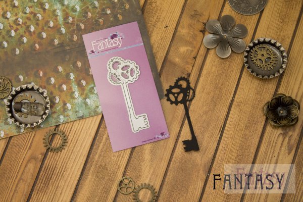 Ножи для вырубки Fantasy стимпанк "Механический ключ"