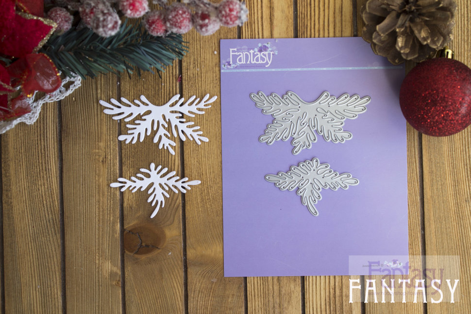 Ножи для вырубки Fantasy мини "Еловые ветки 2"