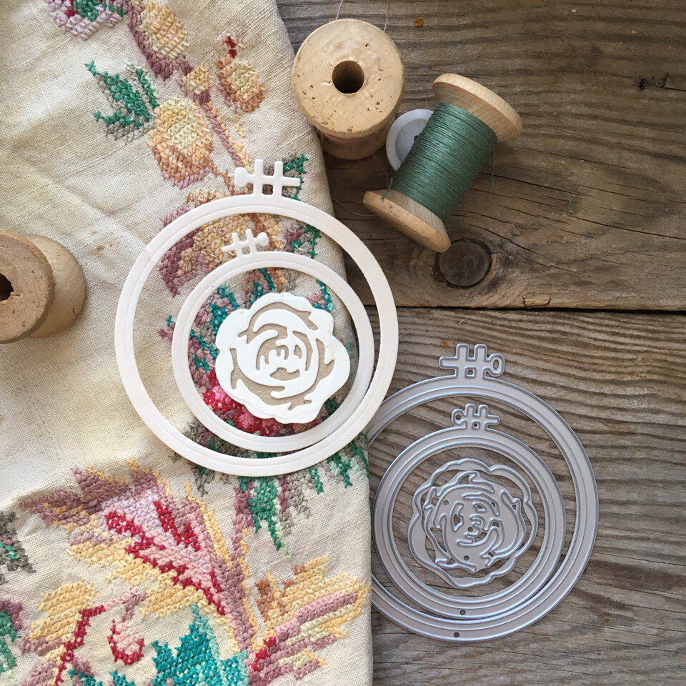 Нож для вырубки mimi cut "Бабушкины пяльцы"