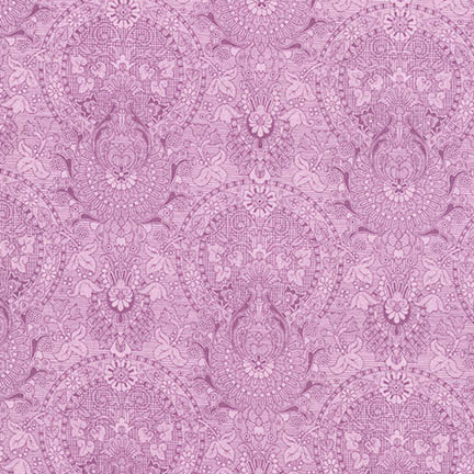 Ткань лоскутная 50 х 55 см "COVENTRY" сиреневый орнамент