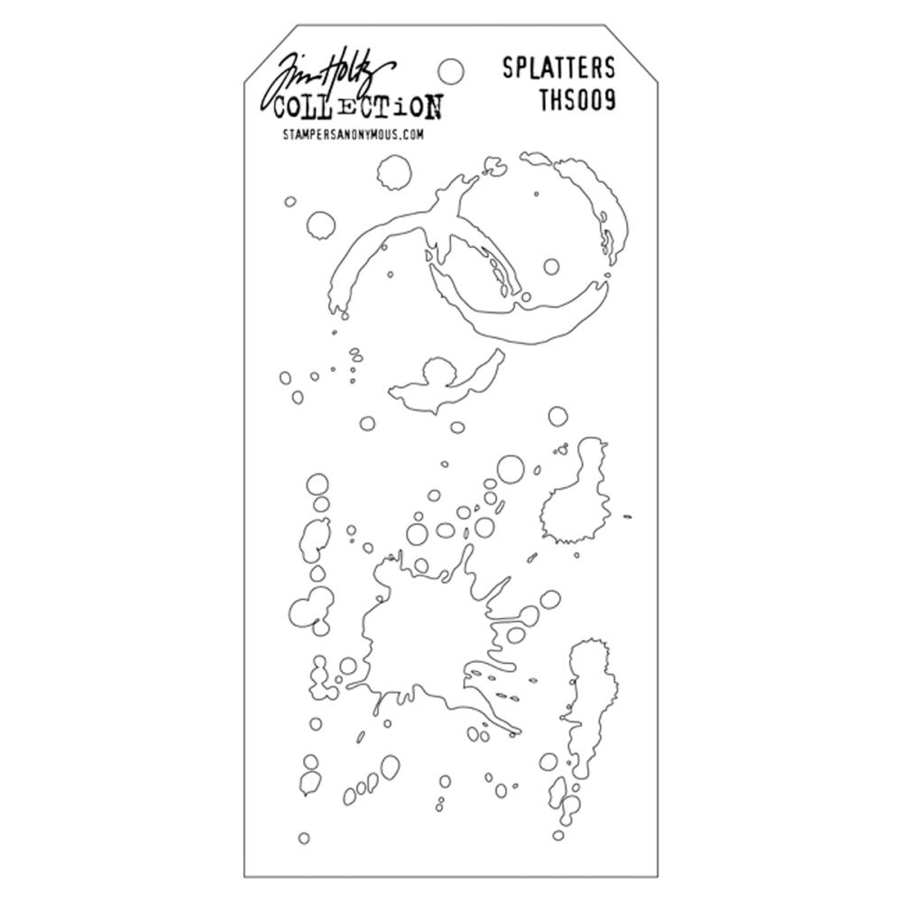 Трафарет Tim Holtz "Брызги"