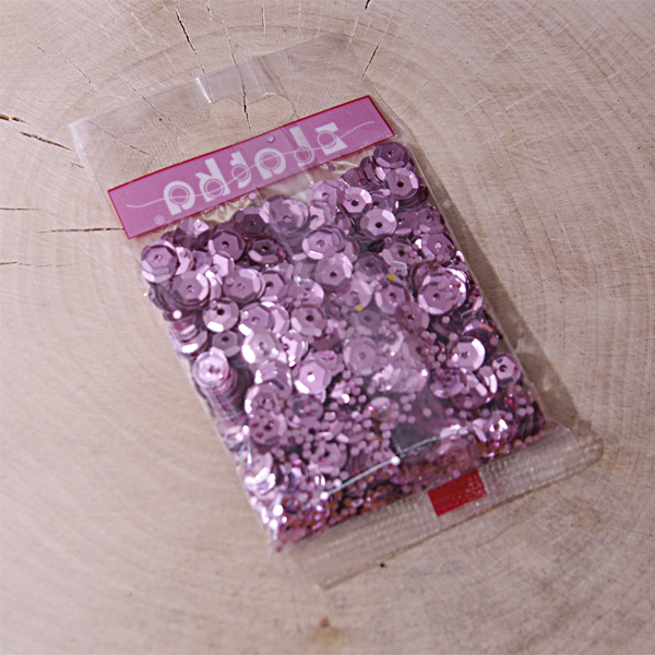 Пайетки Zlatka "Розово-сиреневый"