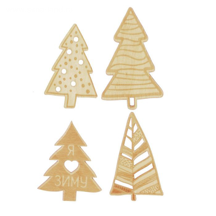 Деревянный декор Артузор "Ёлочки"