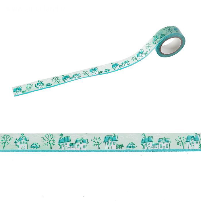 Бумажный скотч "Дом у дерева"