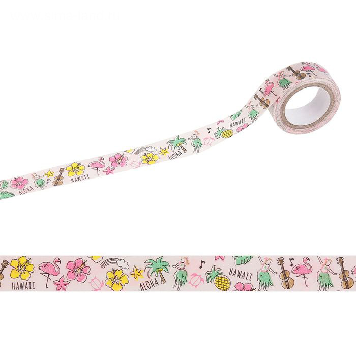 Бумажный скотч "Гавайи"