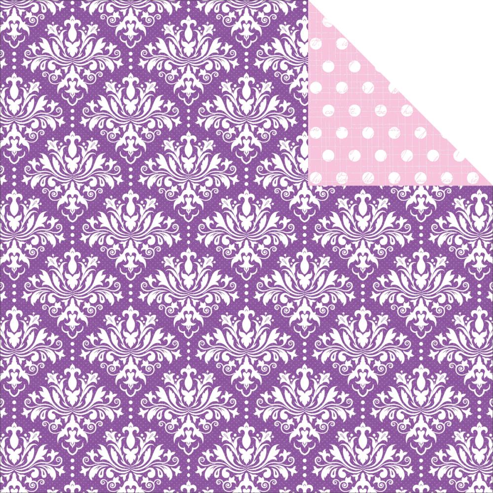 Двусторонняя бумага Kaisercraft "Violet Crush" Musk (Kaiser322)