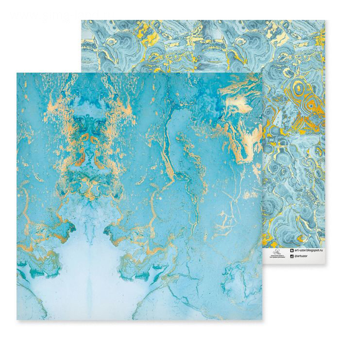 Бумага для скрапбукинга АртУзор "Благородный камень" (ART437)