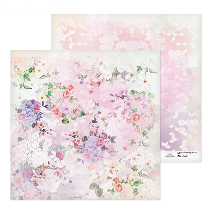 Бумага для скрапбукинга АртУзор "Роскошные сады" (ART457)