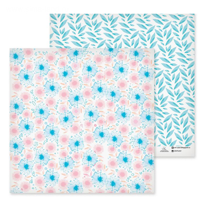Бумага для скрапбукинга АртУзор "Маргаритки" (ART485)