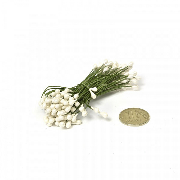 Тычинки Magic, цвет белый, 80 шт