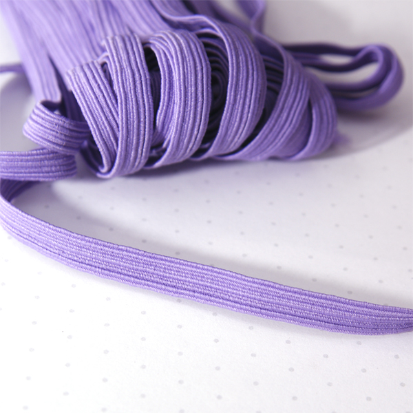 Резинка для блокнота 7 мм, цвет сиреневый