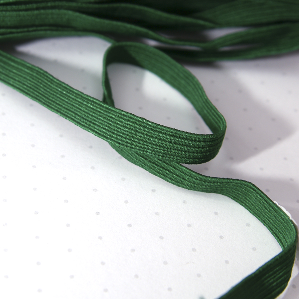 Резинка для блокнота 7 мм, цвет зелёный