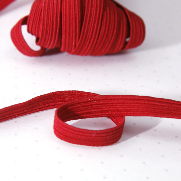 Резинка для блокнота 7 мм, цвет красный