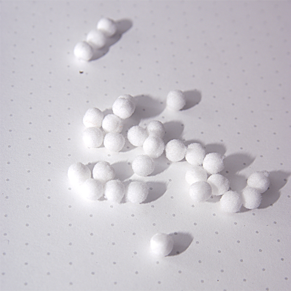 Набор мини-помпонов-снежков, 8 мм