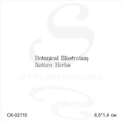 Штамп Stylish Stamps "Botanical illustration №3"