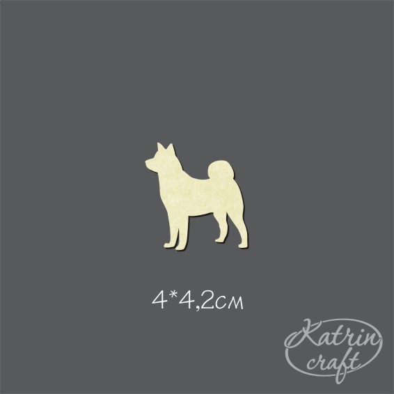 Чипборд "Собака Лайка"