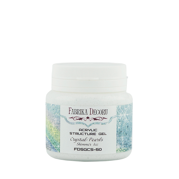 Текстурная паста Фабрика Декору «Хрустальная.Мерцающий лед», 50мл